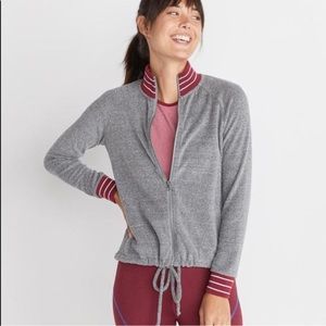 NWOT Marine Layer Virginia Track Jacket Gray Retro Small